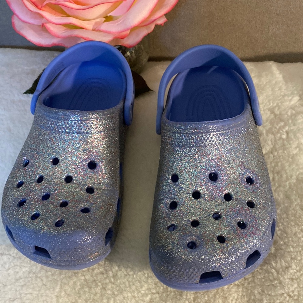 CROCS for girl size 2 purple color